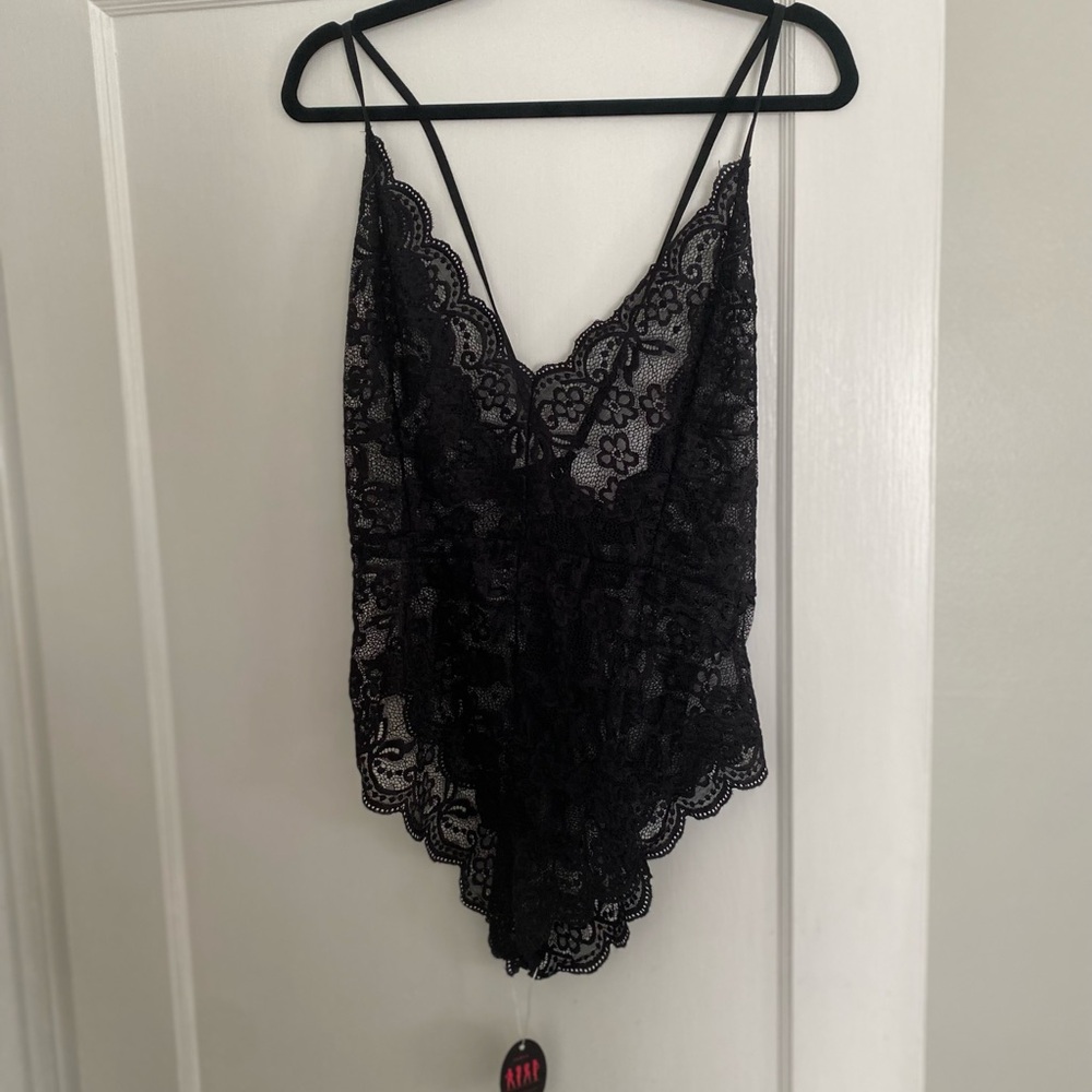 Black Lace Bodysuit